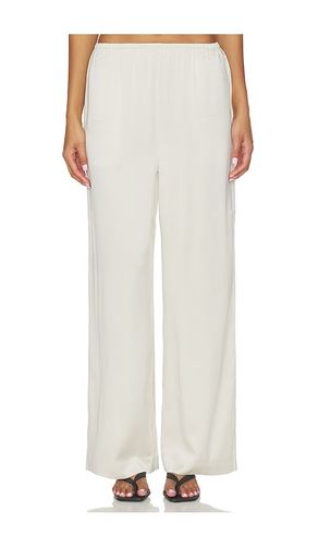 Loretta Wide Leg Washed Silk Pant in . Taglia XXS. Also in XS, S, M, L, XL - EAVES - Modalova
