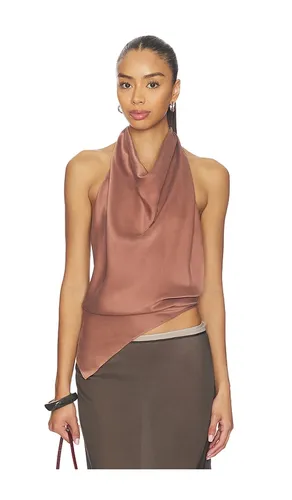 Frida Washed Silk Top in . Taglia XS. Also in S, M, L, XL - EAVES - Modalova