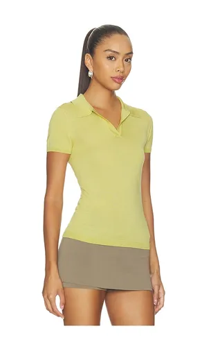 Emaw Knit Polo in . Size M. Also in S, XL, XS - EAVES - Modalova