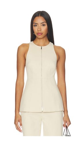 Ari Compact Suiting Top in Beige. - size L (also in M, S, XL, XS, XXS) - EAVES - Modalova