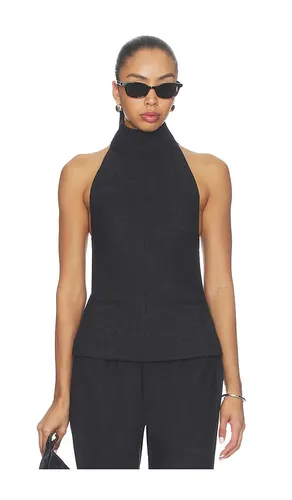 Keldan Classic Suiting Vest Top in Charcoal. - size M (also in S, XL) - EAVES - Modalova