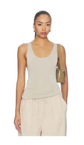 Auden Knit Tank in Taupe. - size XXS (also in M, L, XL) - EAVES - Modalova