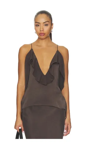 Emilia Washed Silk Top in . Size L. Also in M, S, XL, XS, XXS - EAVES - Modalova