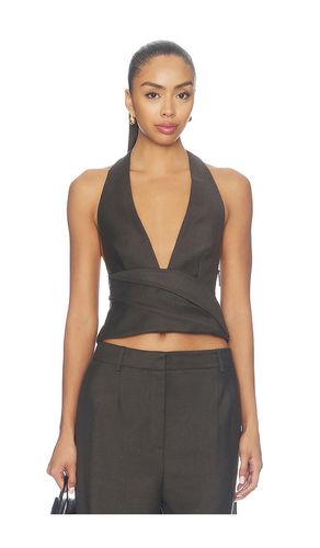 Dima top en color marrón talla L (también en M, S, XL) - EAVES - Modalova