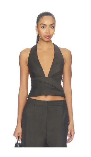 Dima Top in Brown. - size XS (also in S, M, L, XL) - EAVES - Modalova