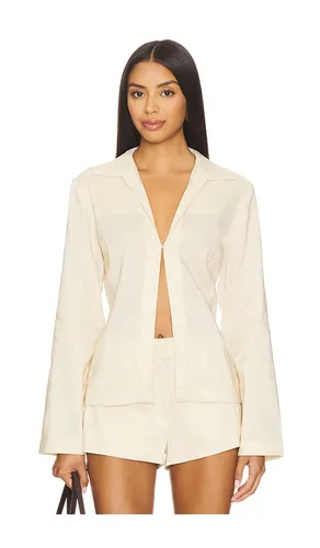 Iyla Shirt Jacket in Neutral. - size L (also in M, S, XL, XS) - EAVES - Modalova