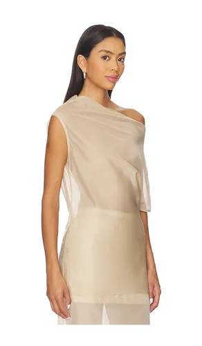 Saeunn Asym Top in Beige. - size L (also in M, S, XL, XS) - EAVES - Modalova