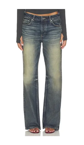 Rowan Mid Rise Flare Jean in Blue. - size 23 (also in 27) - EB Denim - Modalova