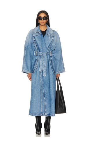 Kosmo Trench Coat in Blue. - size L (also in M) - EB Denim - Modalova