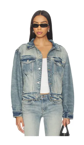 Varsity Trucker Denim Jacket in . Taglia S. Also in M - EB Denim - Modalova