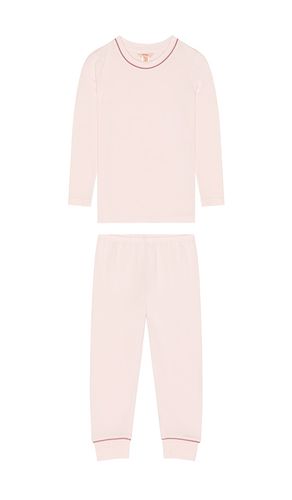 Kids Printed Long Pj in Pink. - size 2 (also in 4) - eberjey - Modalova