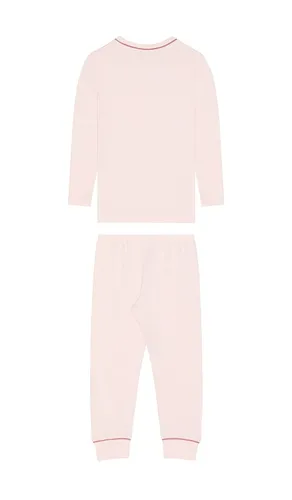 Kids Printed Long Pj in Pink. - size 2 (also in 4) - eberjey - Modalova