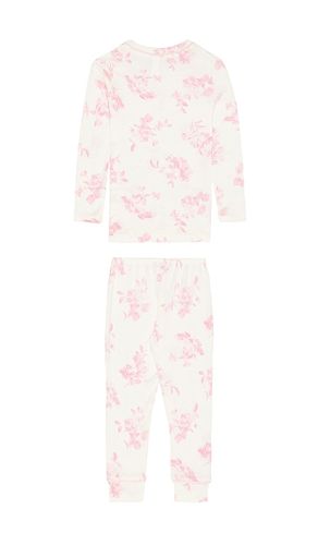 Kids Printed Long Pajama Set in Pink. - size 2 (also in 6) - eberjey - Modalova