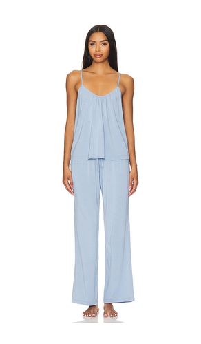 Gisele Cami & Pant PJ Set in Baby Blue. - size L (also in XL, XS) - eberjey - Modalova