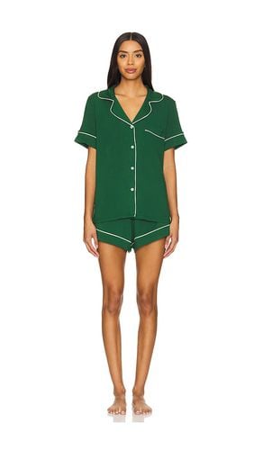 Gisele Relaxed Short PJ Set in Green. - size L (also in M, S, XL, XS) - eberjey - Modalova