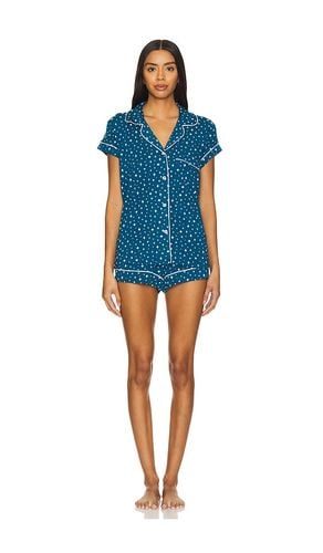 Gisele Printed Shortie Set in Blue. - size M (also in XL) - eberjey - Modalova