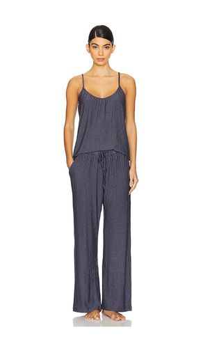 Gisele Printed Cami And Pant Set in Navy. - size M (also in S, XS) - eberjey - Modalova