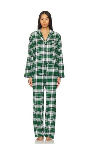 Flannel Long PJ Set in Green. - size L (also in M, S, XL, XS) - eberjey - Modalova