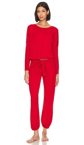 Gisele Slouchy Pajama Set in Red. - size L (also in XL) - eberjey - Modalova