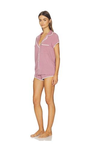 Frida Shortie Pajama Set in Mauve. - size L (also in M, XL) - eberjey - Modalova
