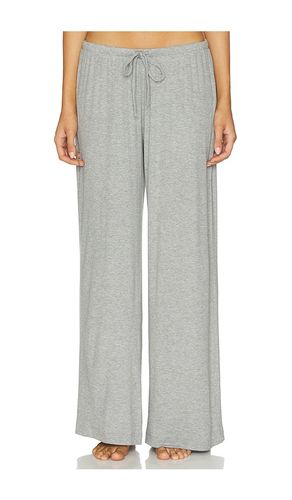 Dream Rib Wide Leg Pant in Grey. - size M (also in S, XL, XS) - eberjey - Modalova