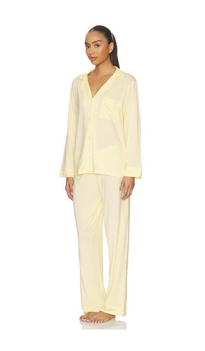 Gisele Long Pajama Set in Lemon. - size M (also in XL) - eberjey - Modalova