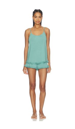 Gisele Cami & Short Pajama Set in Green. - size XS (also in S, L, XL) - eberjey - Modalova