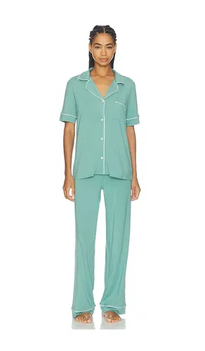 Gisele Short Sleeve Pajama Set in Green. - size S (also in XL, XS) - eberjey - Modalova