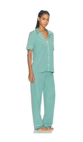 Gisele Short Sleeve Pajama Set in Green. - size XS (also in S, XL) - eberjey - Modalova