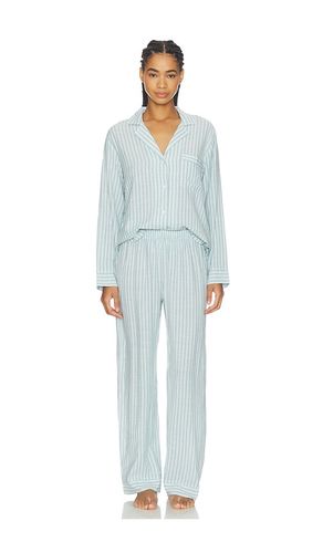 Nautico Long Pajama Set in Green. - size S (also in XL) - eberjey - Modalova