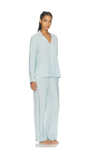 Nautico Long Pajama Set in Green. - size S (also in XL) - eberjey - Modalova