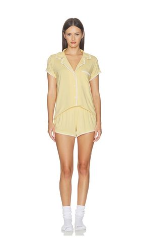 Frida Shortie Pajama Set in Yellow. - size L (also in XL, XS) - eberjey - Modalova