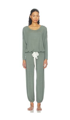 Gisele Slouchy Pajama Set in Sage. - size L (also in M, S, XL, XS) - eberjey - Modalova