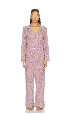 Gisele Printed Long Pajama Set in Pink. - size XS (also in S, M, L, XL) - eberjey - Modalova