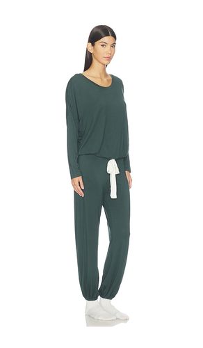 Gisele Slouchy Pajama Set in Green. - size L (also in M, S, XL, XS) - eberjey - Modalova