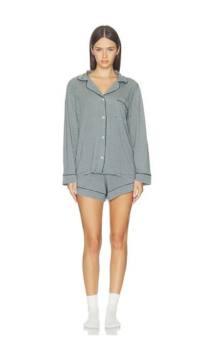 Gisele Printed Pajama Set in Green. - size S (also in M) - eberjey - Modalova