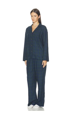 Flannel Pajama Set in Navy. - size L (also in M, S, XL, XS) - eberjey - Modalova