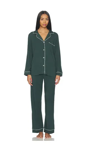 Gisele Long Pj Set in Dark Green. - size XS (also in S, M, L, XL) - eberjey - Modalova