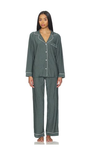 Gisele Printed Long Pj Set in Dark Green. - size L (also in M, S, XL, XS) - eberjey - Modalova