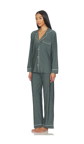 Gisele Printed Long Pj Set in Dark Green. - size S (also in XS, M, L, XL) - eberjey - Modalova