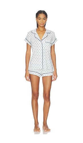 Gisele Printed Shortie Pj Set in White. - size L (also in XL) - eberjey - Modalova