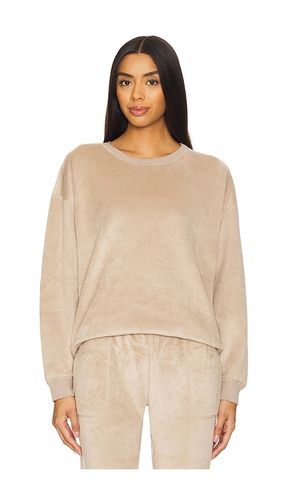 Reversible Plush Sweatshirt in Beige. - size L (also in M, S) - eberjey - Modalova