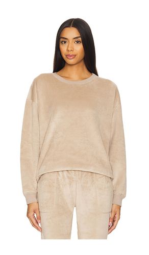 Reversible Plush Sweatshirt in Beige. - size L (also in M, S, XL, XS) - eberjey - Modalova