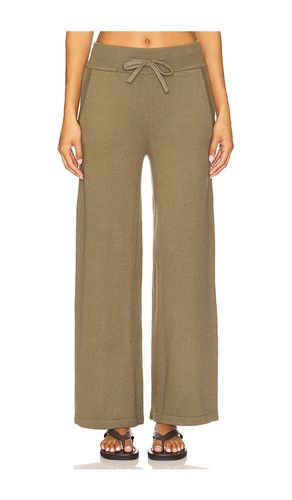 Recycled Sweater Pant in Olive. - size L (also in M, S, XL, XS) - eberjey - Modalova