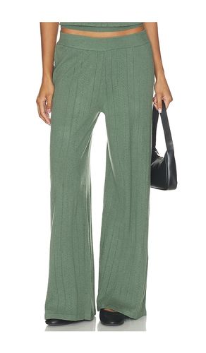 Pointelle Straight Leg Pant in . Taglia L. Also in M, S, XL - eberjey - Modalova