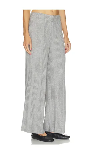 Variegated Rib Pant in Grey. - size L (also in M, S, XL, XS) - eberjey - Modalova