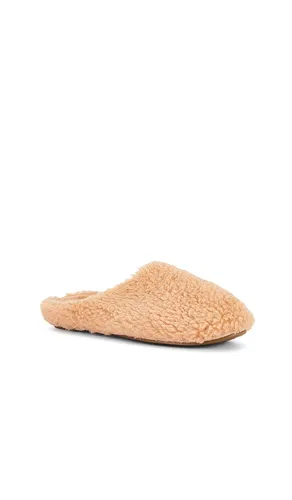 Sherpa Slipper in Taupe. - size S (also in M, L) - eberjey - Modalova