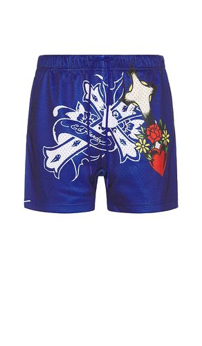 Cross Snake Mesh Short in Blue. - size L (also in M) - Ed Hardy - Modalova