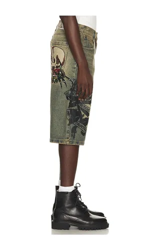 Spider Skulls Rhinestone Long Shorts in . Size 30. Also in 32, 34, 36 - Ed Hardy - Modalova