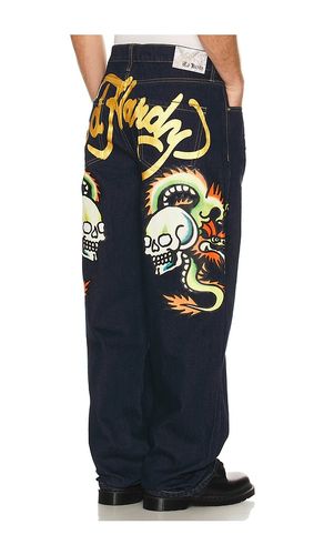 Dragons Selvage Baggy Denim Pants in . Size 32. Also in 36 - Ed Hardy - Modalova